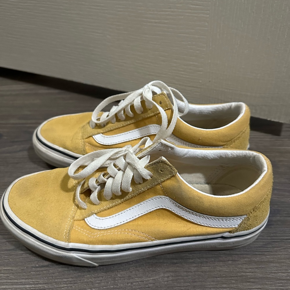 Yellow Vans! Worn a few times, can be cleaned!